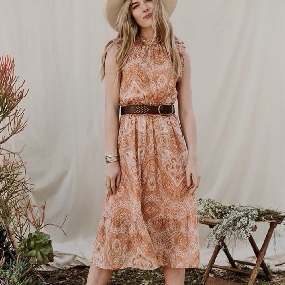 Matilda Jane Good Hart GH Women's Addison Dress Size Medium Bohemian Style ($98)